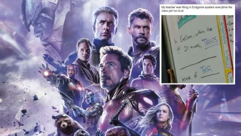 Teachers threaten misbehaving students with ‘Avengers: Endgame’ Spoilers
