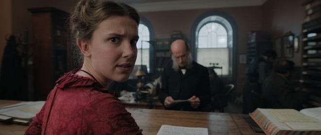 First look: Millie Bobby Brown as Sherlock’s teen sister in Netflix’s ‘Enola Holmes’