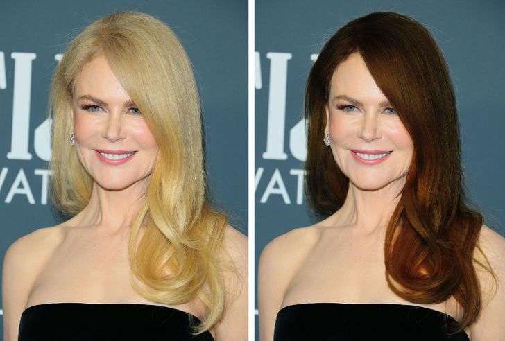 Celebrities By Hair Color