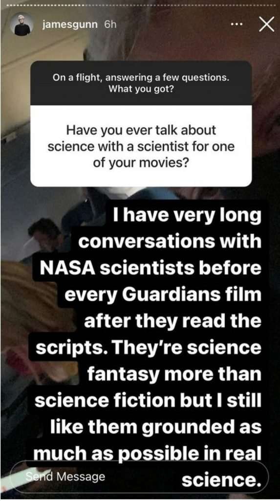 James-gunn-instagram-story