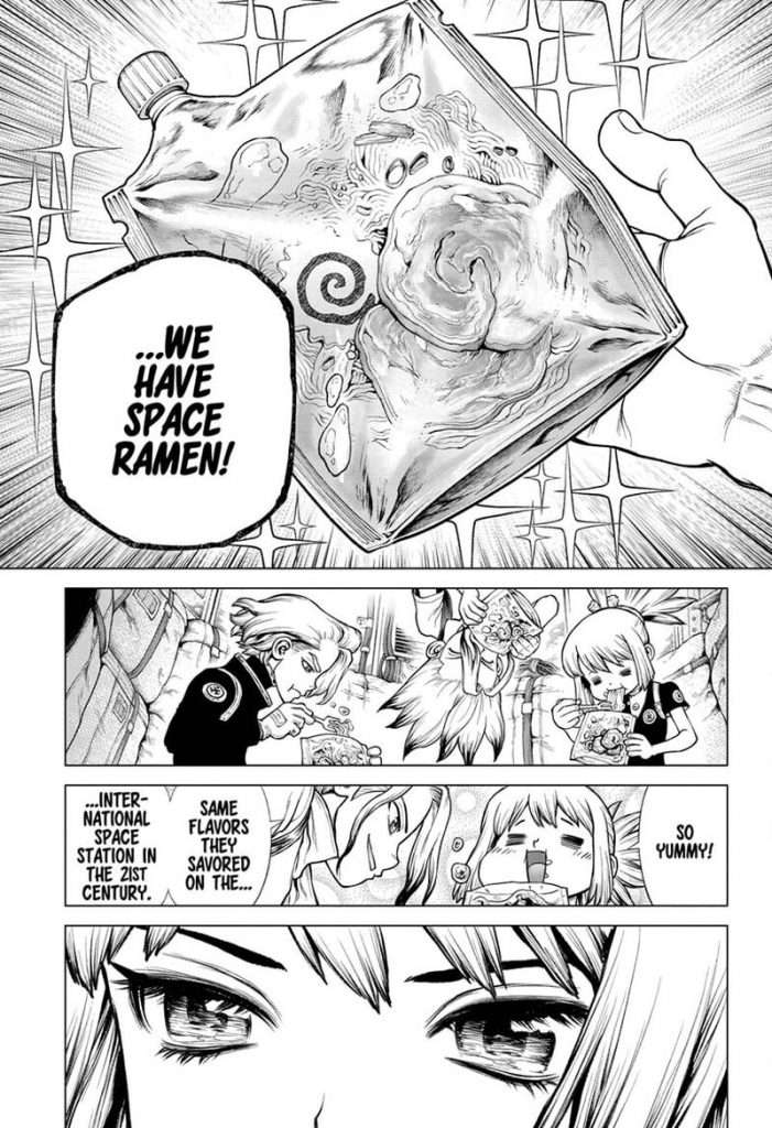 Dr Stone Chapter 225: Space Ramen