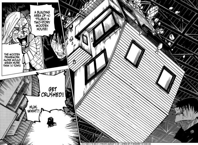 reggie dropping a house on megumi jujutsu kaisen